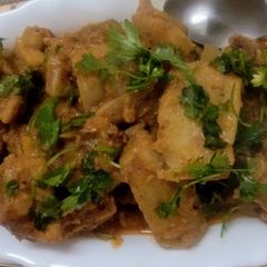 Raw Banana Dry Curry Recipe A picture of Raw Banana Dry Curry Recipe.