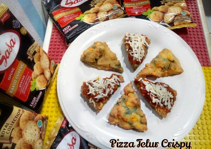 Pizza telur crispy