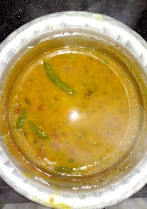 A picture of Hydrabadi khati daal.