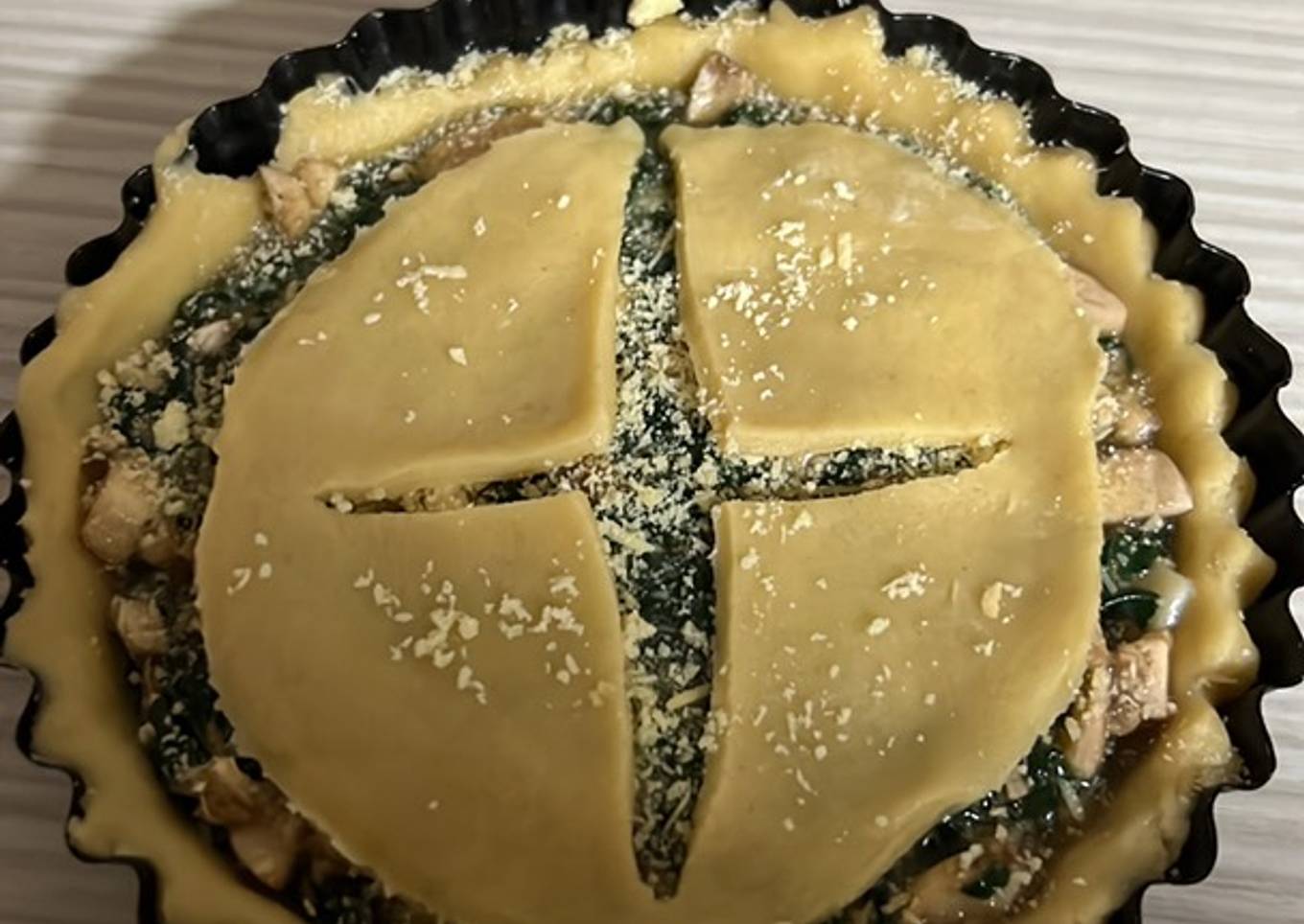 Quiche de acelga y champiñones ❤️🩹