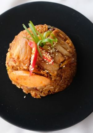 รูปของ ข้าวผัดกิมจิไม่ใส่โคชูจัง