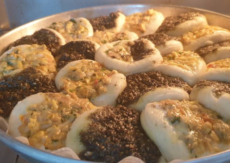 ميني صفائح بالزعتر والدجاج