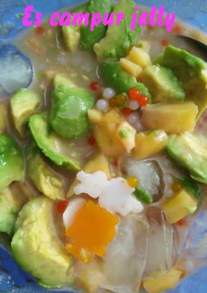 Foto resep Es campur jelly