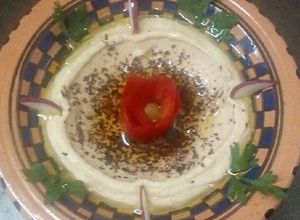 صورة لوصفة حمص طحينة