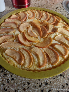 Una foto de Torta de Coco, limón y Manzanas 🥥🍋🍎. Sin harina. Sin lácteos