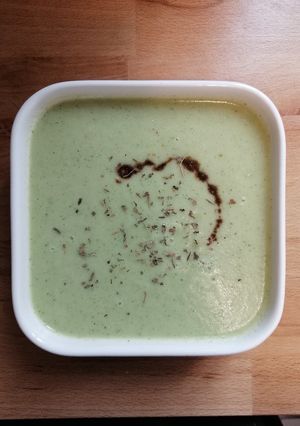 Una foto de Sopa de melón