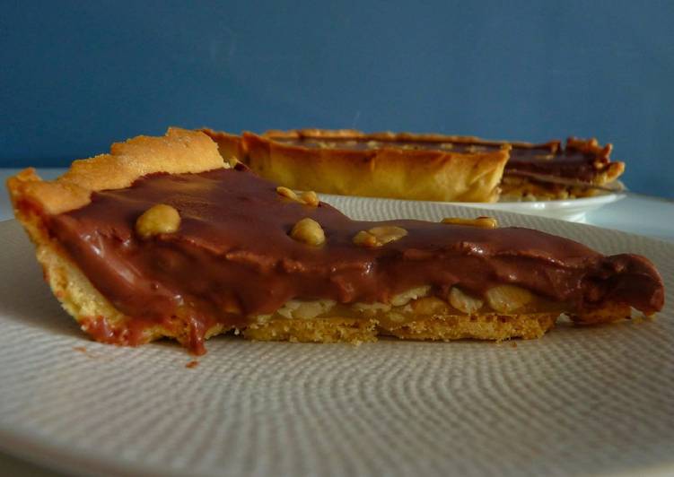 Recipe of Award-winning Tarte chocolat snickers