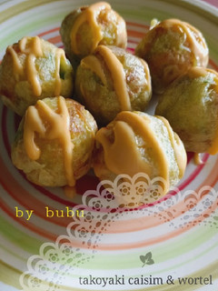 Foto resep Takoyaki caisim & wortel 🥬🥕