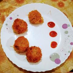A picture of Vermicelli balls.