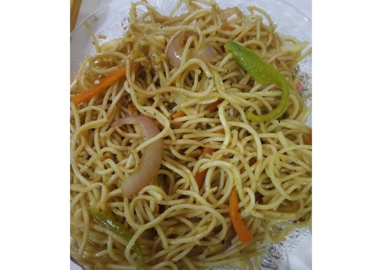 Simple Way to Prepare Homemade Chilli garlic noodles