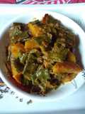 Sim aloo (masala beans)