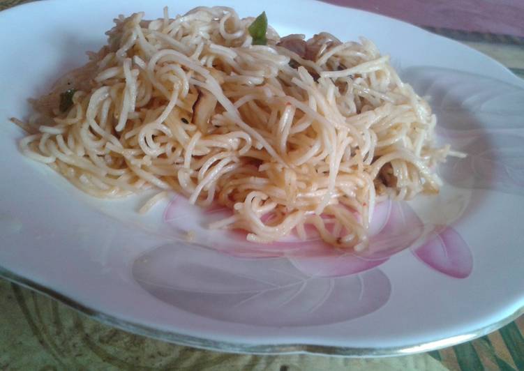 Steps to Prepare Super Quick Homemade Garlic noodles