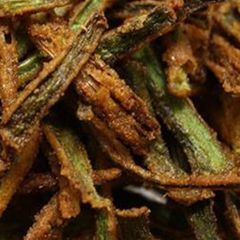 A picture of Crispy bhindi.