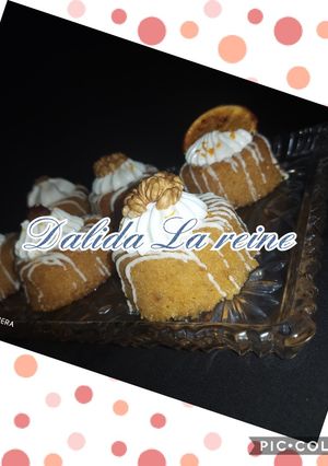 صورة لوصفة ميني كيك بذوق البرتقال