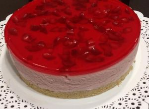 Una foto de Cheesecake de frutillas