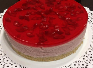 Una foto de Cheesecake de frutillas