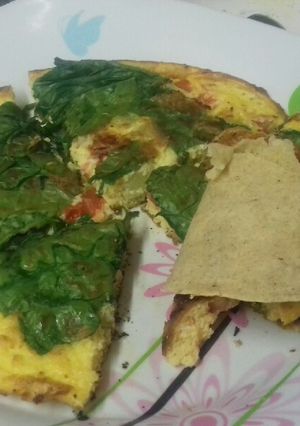 Una foto de Tortilla de Huevo y acelgas