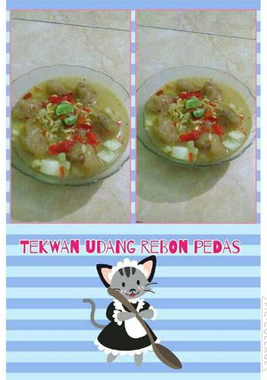 Foto resep Tekwan udang rebon pedas