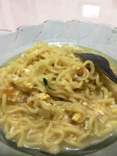 Foto resep E. Boiled Noodle++ (mie rebus salur sayur telur)