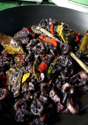 Foto resep Cumi tumis masak hitam