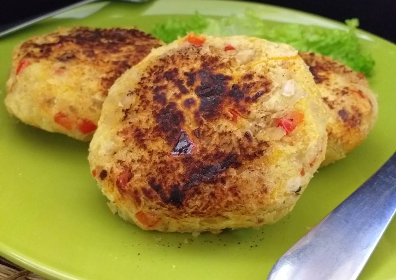 Hamburguesas de porotos tórtolas
