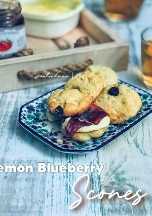 Gambar Lemon Bluberry Scones