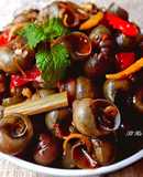 ỐC gạo xào sả ớt