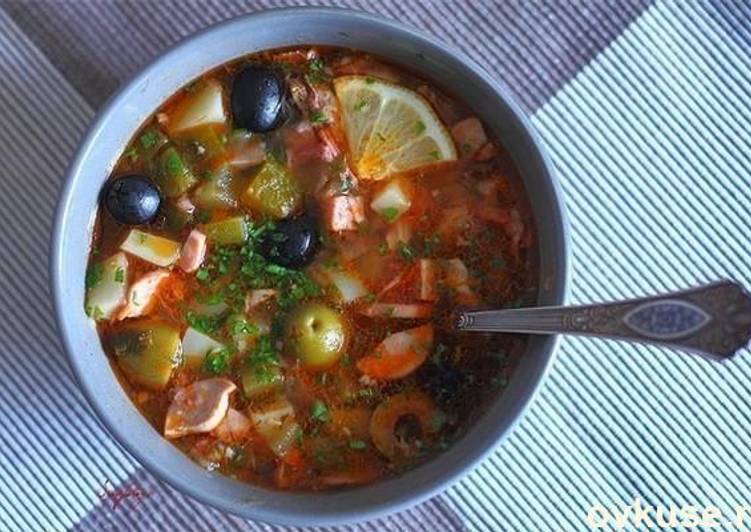 Recipe: Yummy Суп &#34;Солянка&#34;