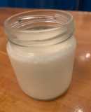 Yogurt Casero de vainilla