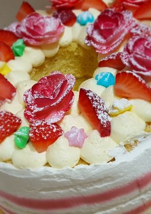 Foto di Chiffon cake con crema al mascarpone