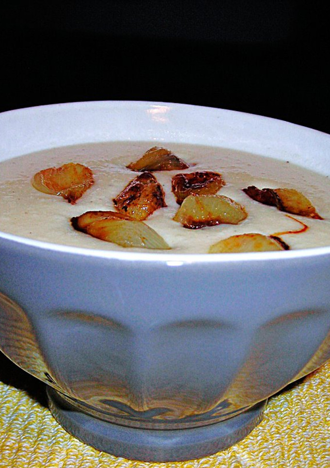 Una foto de Crema de colinabo