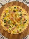 Quiche de zapallitos sin gluten con masa casera