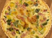 Una foto de quiche zapallito