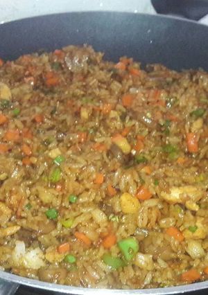 Una foto de Arroz Cantonés (tipo chino)