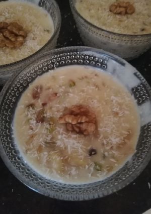 صورة لوصفة قمحية (قمح بالحليب)