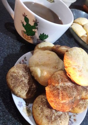Una foto de Galletitas de Polenta con/sin chocolate🍪🥮🌕