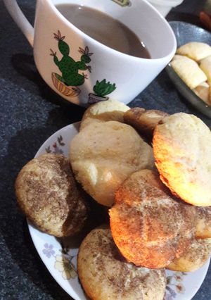 Una foto de Galletitas de Polenta con/sin chocolate🍪🥮🌕