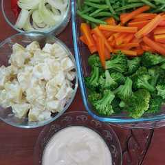 A picture of Salad sayur.