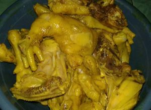 Foto resep Ayam ungkep kuning(bumbu ayam goreng)