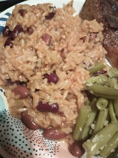 A picture of Rice with Beans.