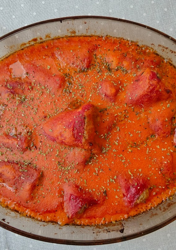 Una foto de Pimientos Rellenos de Carne