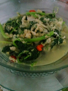 Foto resep oseng bayam telur