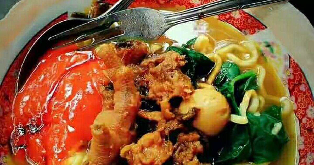 Resep Mie ayam  ceker oleh Dapur Mama Raffasha Cookpad