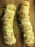 Brie Stuffed Garlic Bread