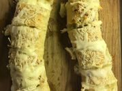 A picture of toasted garlic bread