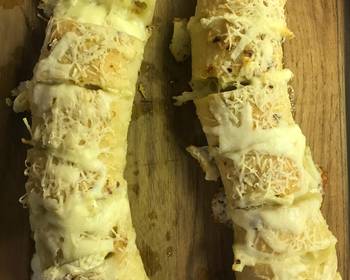 Unique Recipe Brie Stuffed Garlic Bread Delicious and Healthy