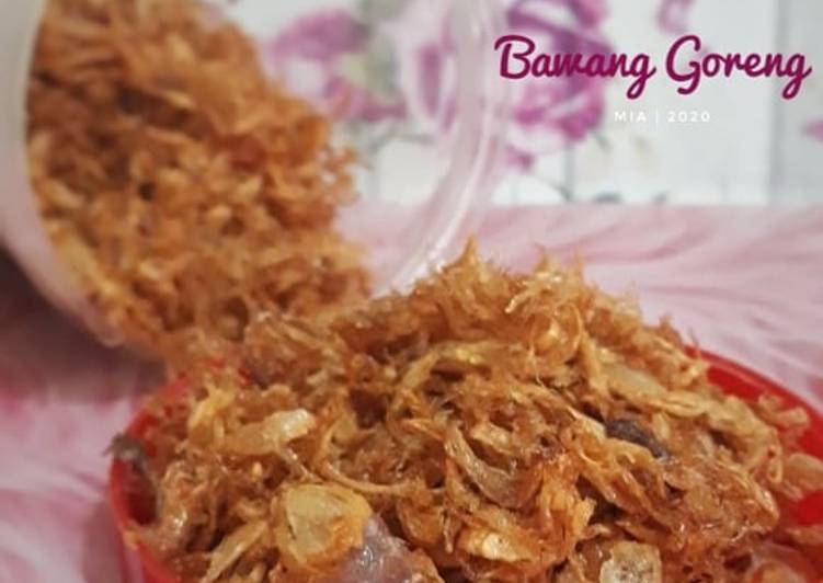 Cara Gampang Membuat Bawang Goreng Renyah Awet Kriuk yang Enak Banget