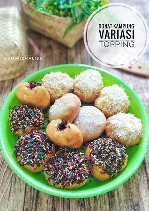 Foto resep *Donat Kampung Varian Topping (IRIT BAHAN+No Mixer)