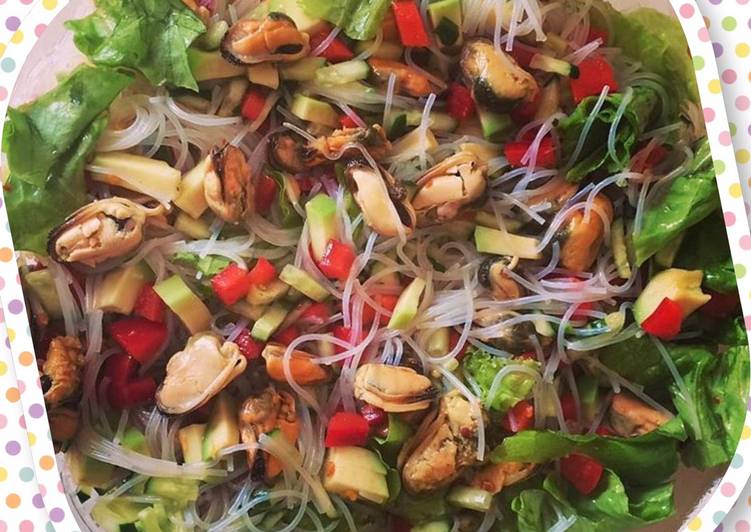 🥑🥒🌶🥬Салат с фунчозой 🥗