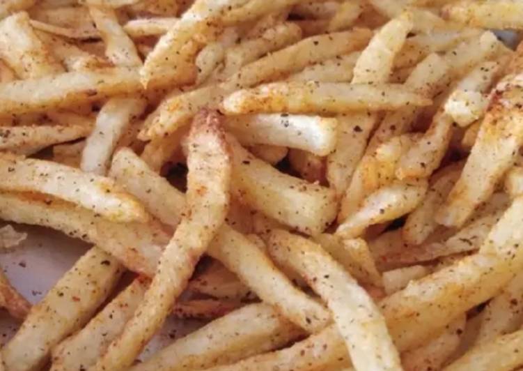 How to Make Super Quick Homemade French fries